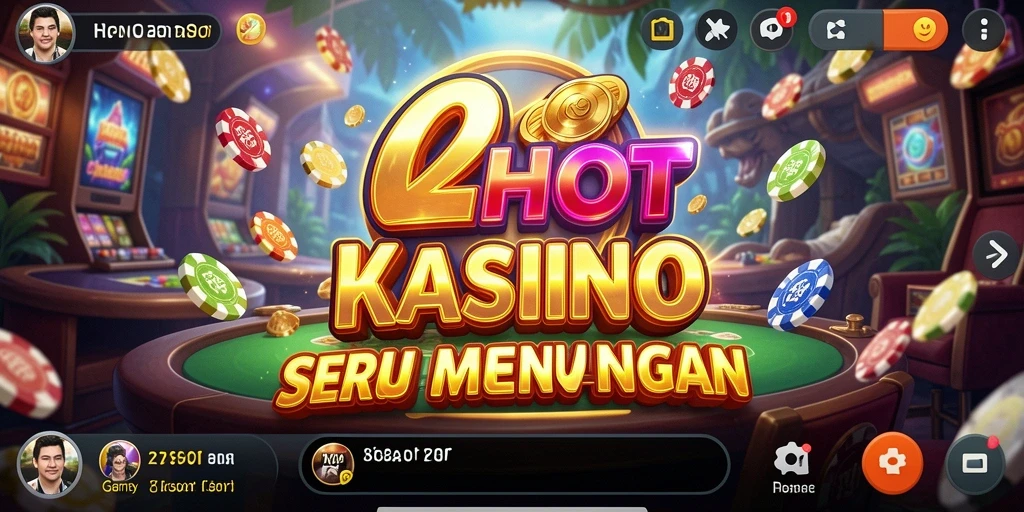 Gameplay menarik 62HOT dengan desain kasino yang memukau.