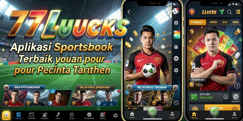 Tampilan gameplay taruhan olahraga di 77LUCKS.