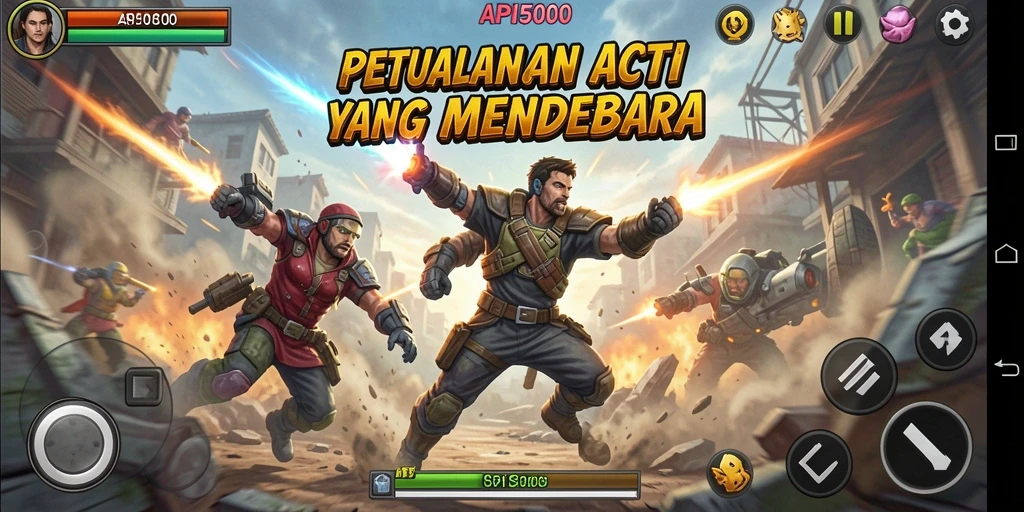 Tampilan gameplay mendebarkan dalam API5000 dengan aksi penuh ketegangan.