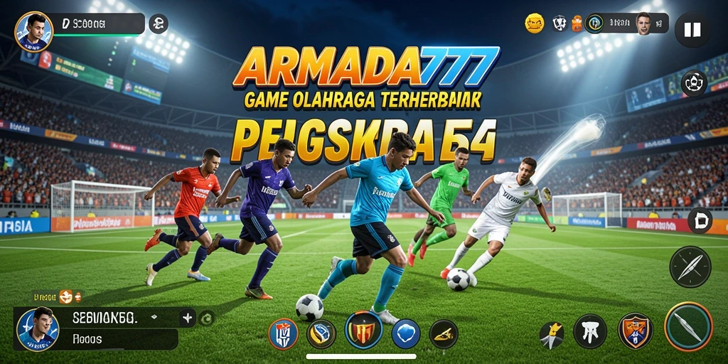 Tampilan gameplay ARMADA777 yang seru dalam pertandingan olahraga.