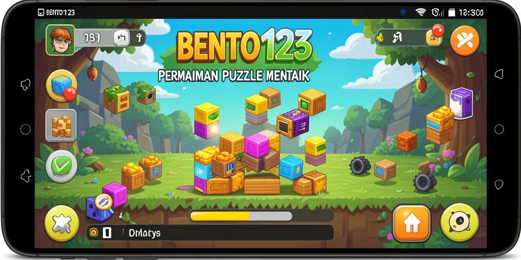 Tampilan gameplay BENTO123 yang seru dan menantang setiap level.
