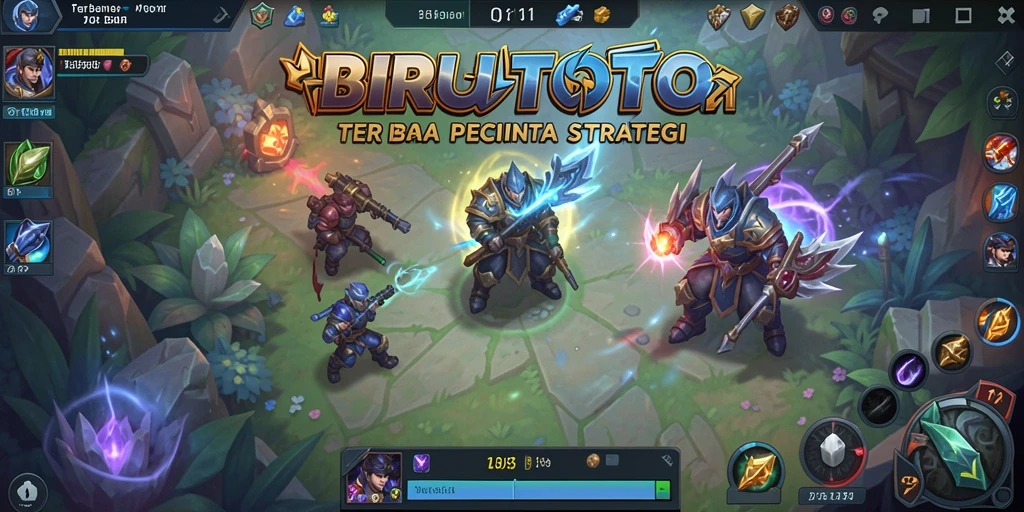 Tampilan gameplay seru dan menegangkan dari BIRUTOTO.