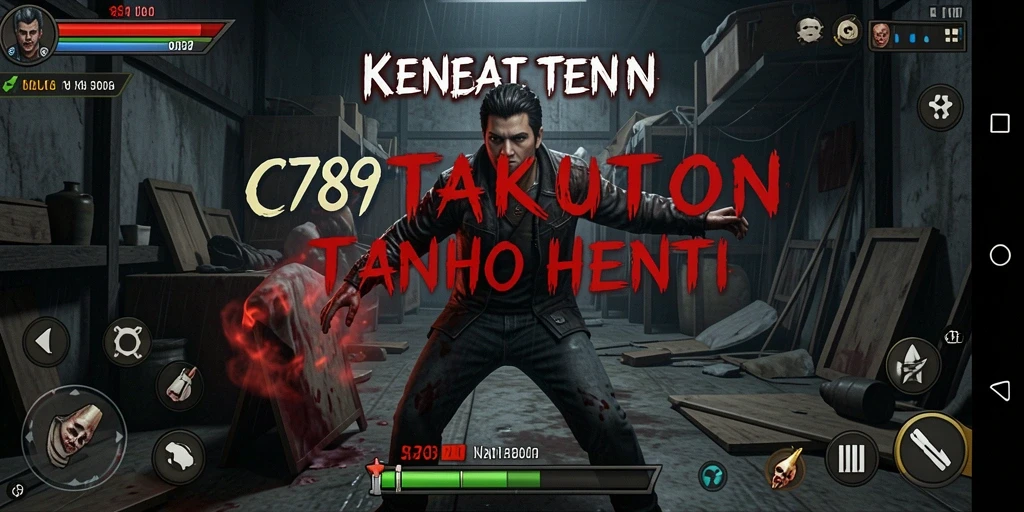 Tampilan menyeramkan saat gameplay C789 yang menegangkan.