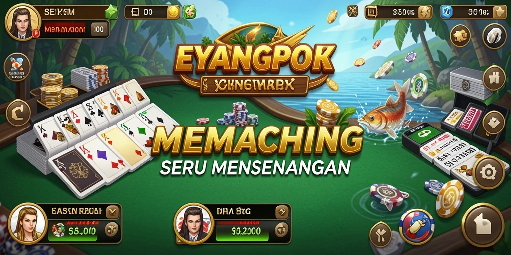 Gameplay memancing seru di EYANGPOKER dengan grafis menawan.