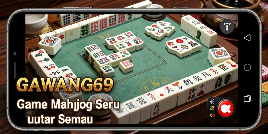 Screenshot dari gameplay seru GAWANG69 yang penuh tantangan Mahjong.