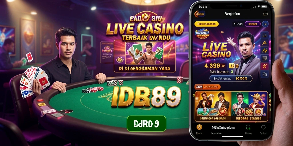 Tampilan gameplay Live Casino yang seru dan menarik di IDR89.