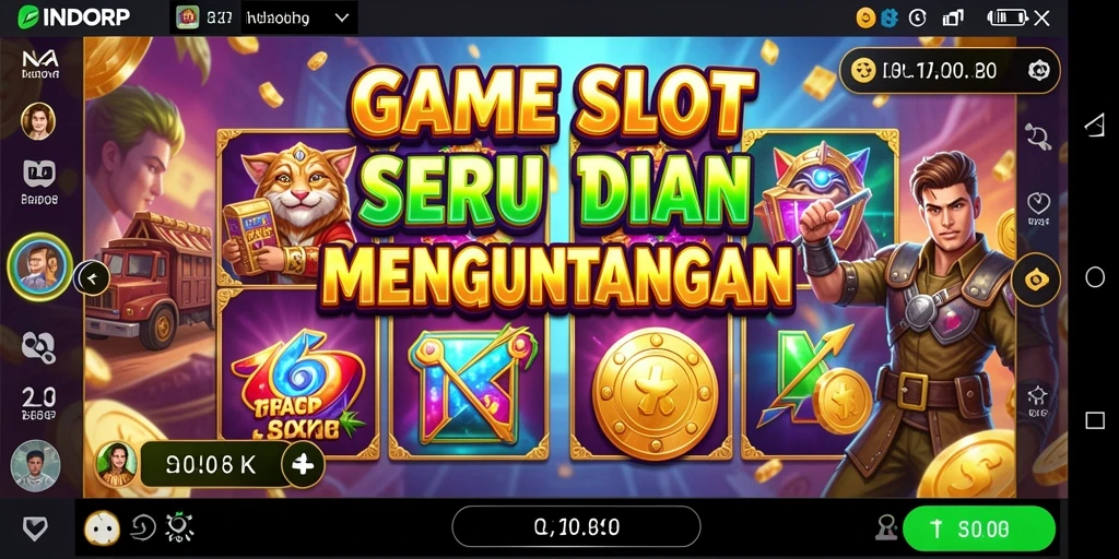 Gameplay seru INDORP dengan beragam tema Slot.