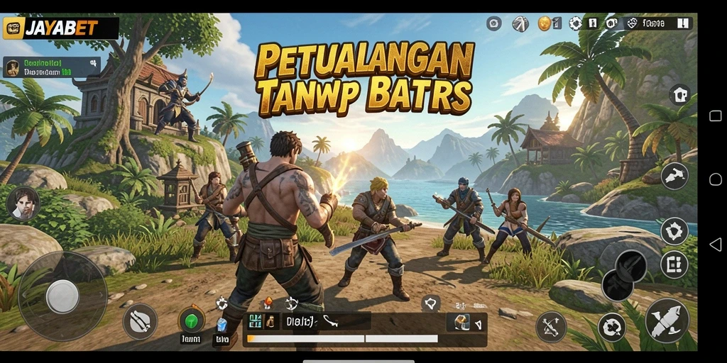 Tampilan gameplay JAYABET dengan aksi seru di dunia terbuka.