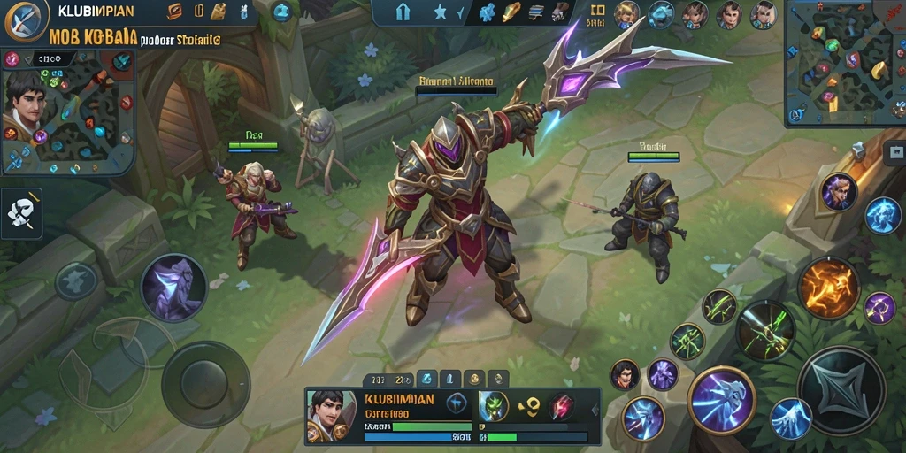 Tampilan gameplay menarik dari KLUBIMPIAN yang penuh aksi.