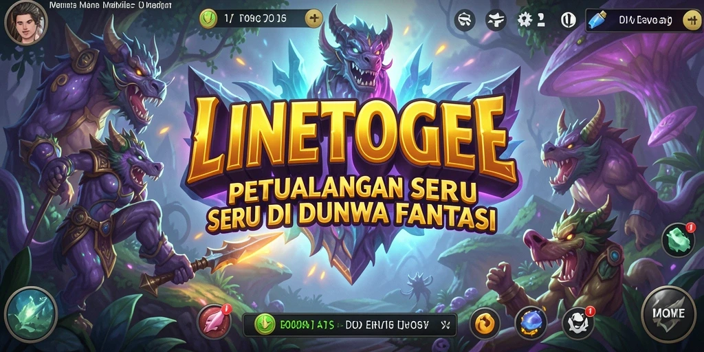 Menampilkan gameplay seru dan grafis menawan di LINETOGEL.