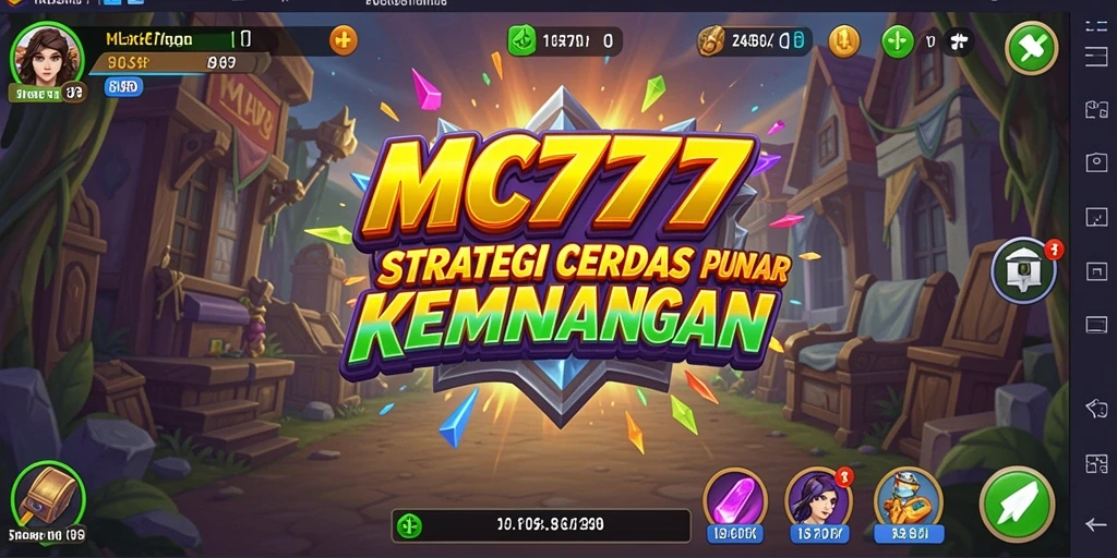Screenshot utama MC777 menampilkan pertempuran taktis yang mendebarkan.