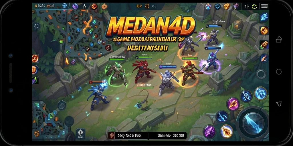 Gameplay seru dalam MEDAN4D dengan pertarungan tim yang intens.