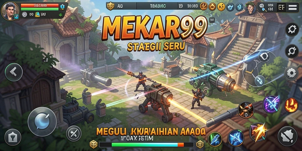 Tangkapan layar dari gameplay MEKAR99 yang mendebarkan.