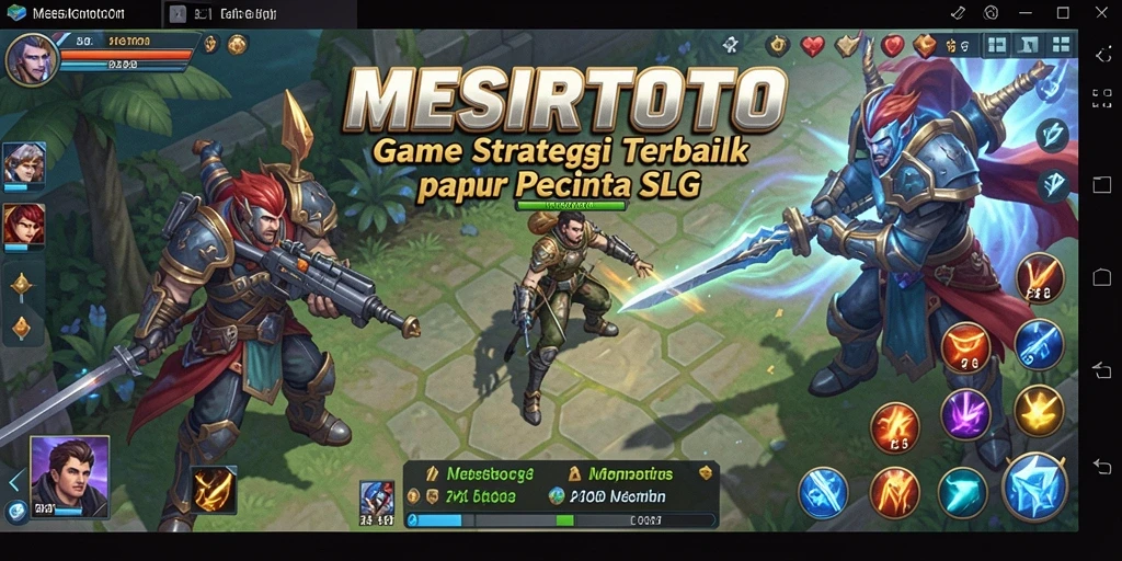 Tampilan gameplay strategis MESIRTOTO yang mendebarkan.