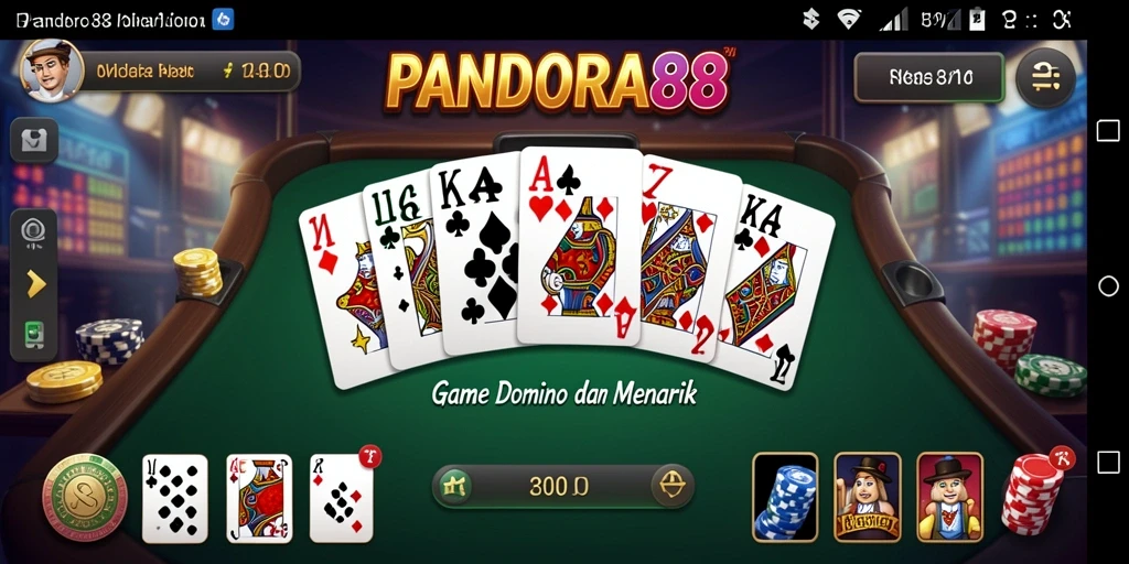Tampilan gameplay Domino yang menarik dan interaktif.