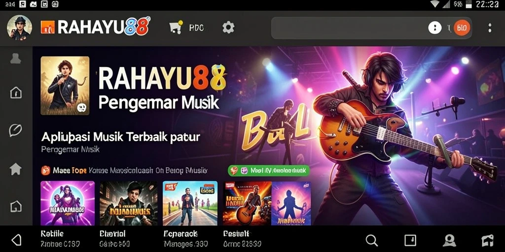 Tangkapan layar utama RAHAYU88 menunjukkan antarmuka pengguna yang menarik.