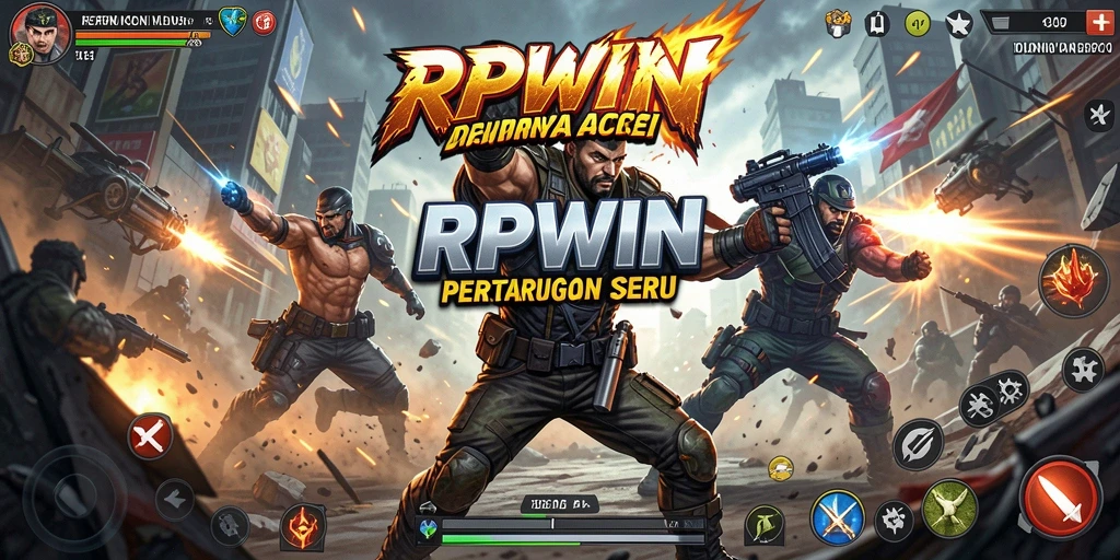 Gameplay penuh aksi dan pertarungan intens di RPWIN.