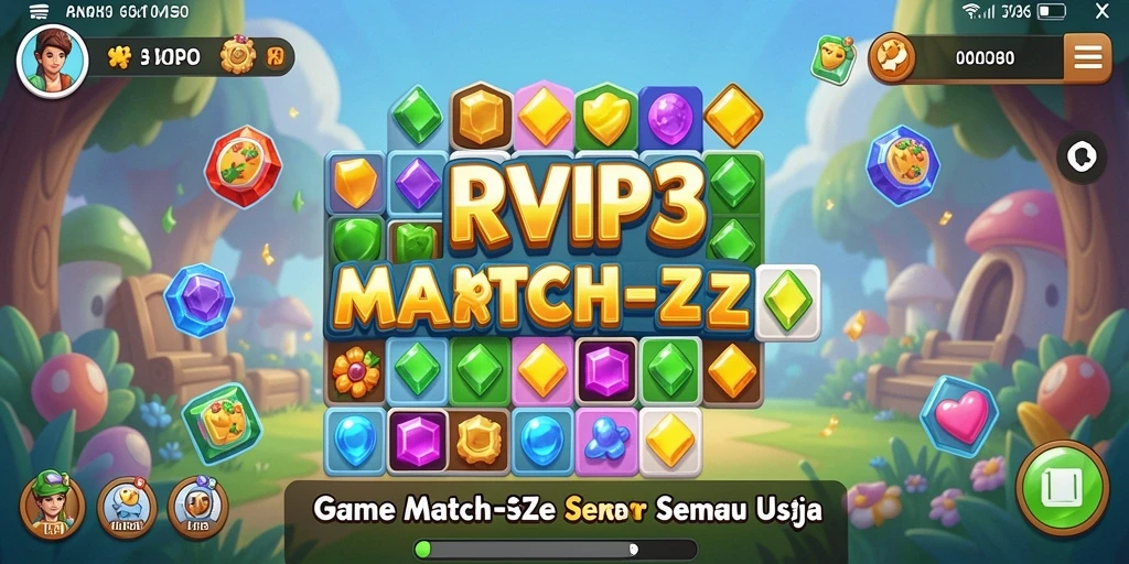 Tampilan gameplay RVIP3 yang seru dan penuh warna.