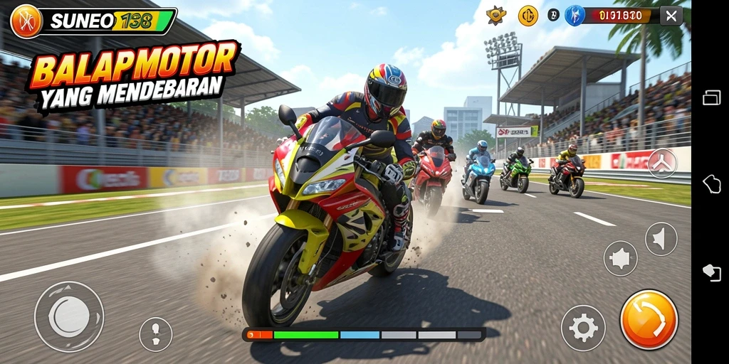 Tampilan gameplay SUNEO138 yang menegangkan dan penuh aksi.