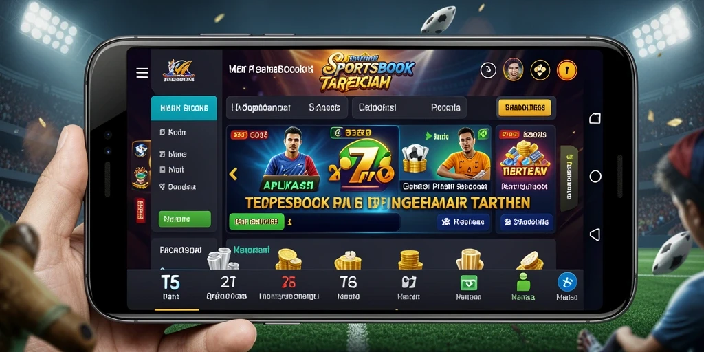 Screenshot utama T6 menampilkan antarmuka taruhan yang menarik.